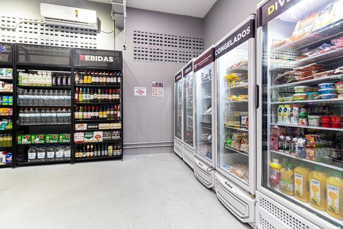 Aconchegante Studio No Bras Com Piscina/Metro Bras San Paolo Esterno foto
